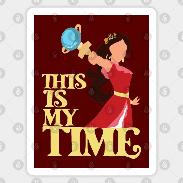 This Is My Time Magnet by Whitelaw Comics